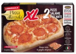 Pizza pala XL salame piccante Mediterranea Surgelati Teramo Abruzzo